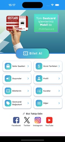 Gestaş Mobil Bilet Resimleri