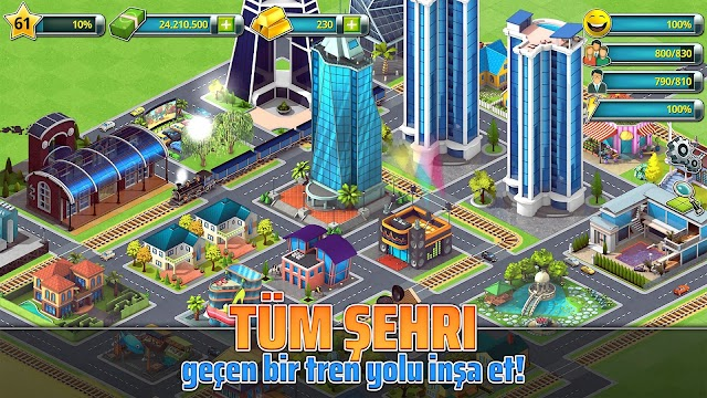 Town Building Game Tropic City Resimleri