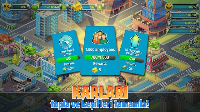 Town Building Game Tropic City Resimleri