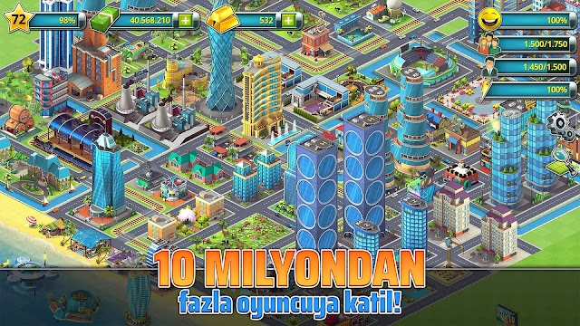 Town Building Game Tropic City Resimleri