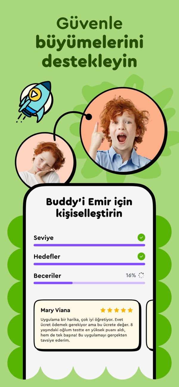 Ebeveynler için Buddy.ai Resimleri