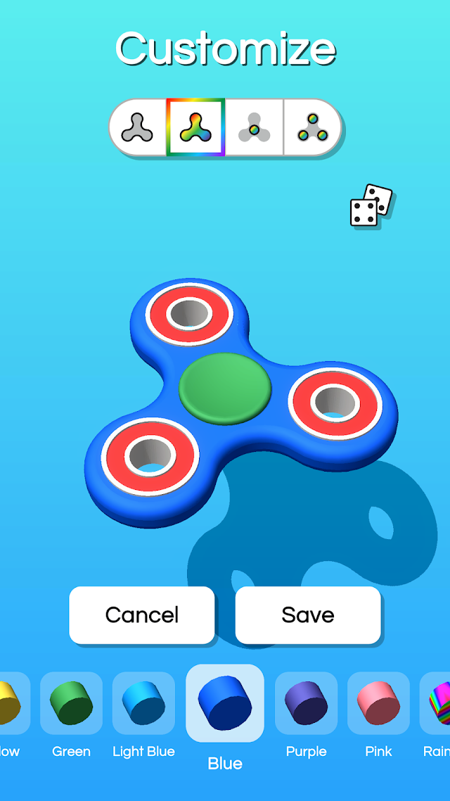 Fidget Spinner Designer 3D Resimleri