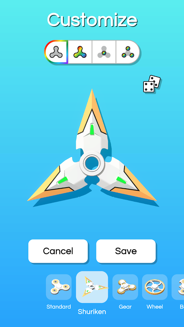 Fidget Spinner Designer 3D Resimleri