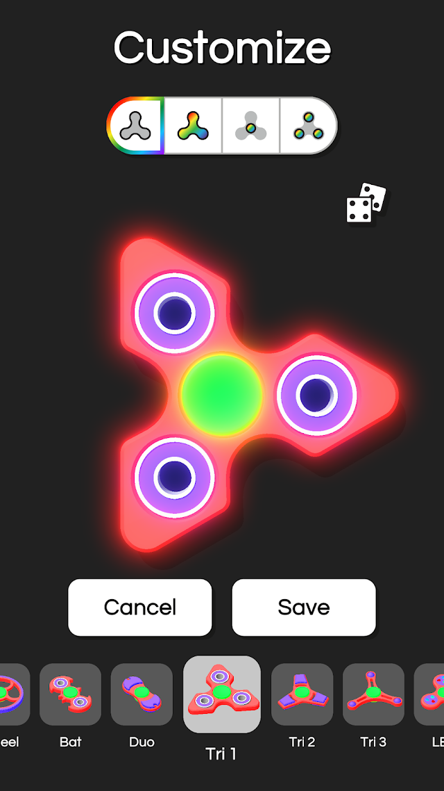 Fidget Spinner Designer 3D Resimleri