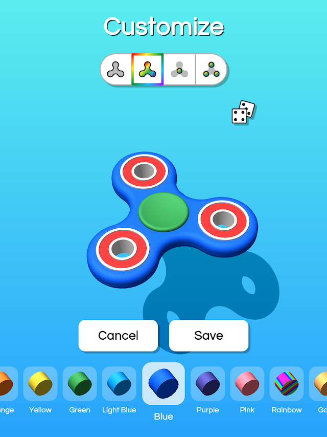 Fidget Spinner Designer 3D Resimleri