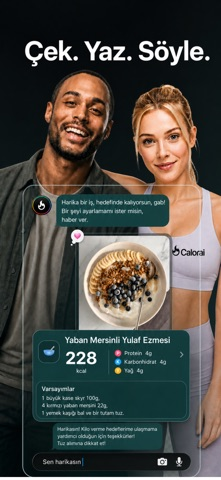 CalorAI: AI Kalori Sayacı Resimleri