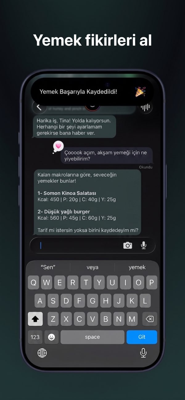CalorAI: AI Kalori Sayacı Resimleri