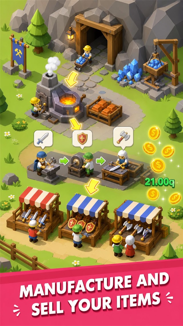 Idle Medieval Town - Tycoon Resimleri