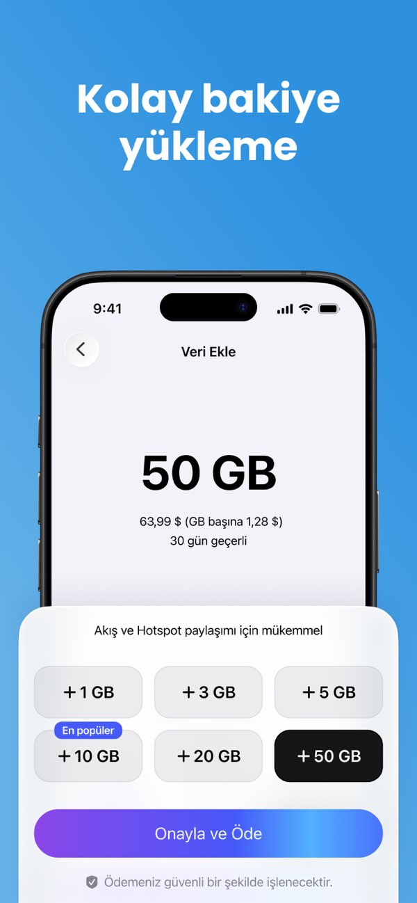 eSim Mobile Travel: e Sim App Resimleri