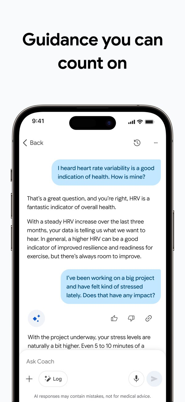 Google Health (Fitbit) Resimleri