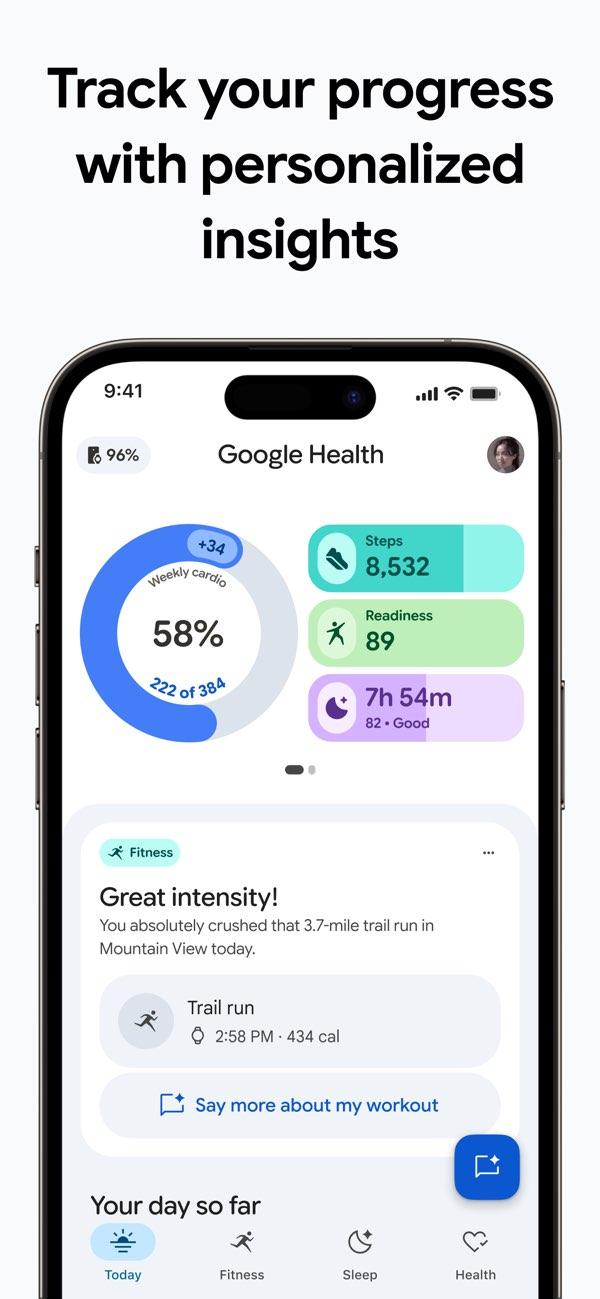 Google Health (Fitbit) Resimleri