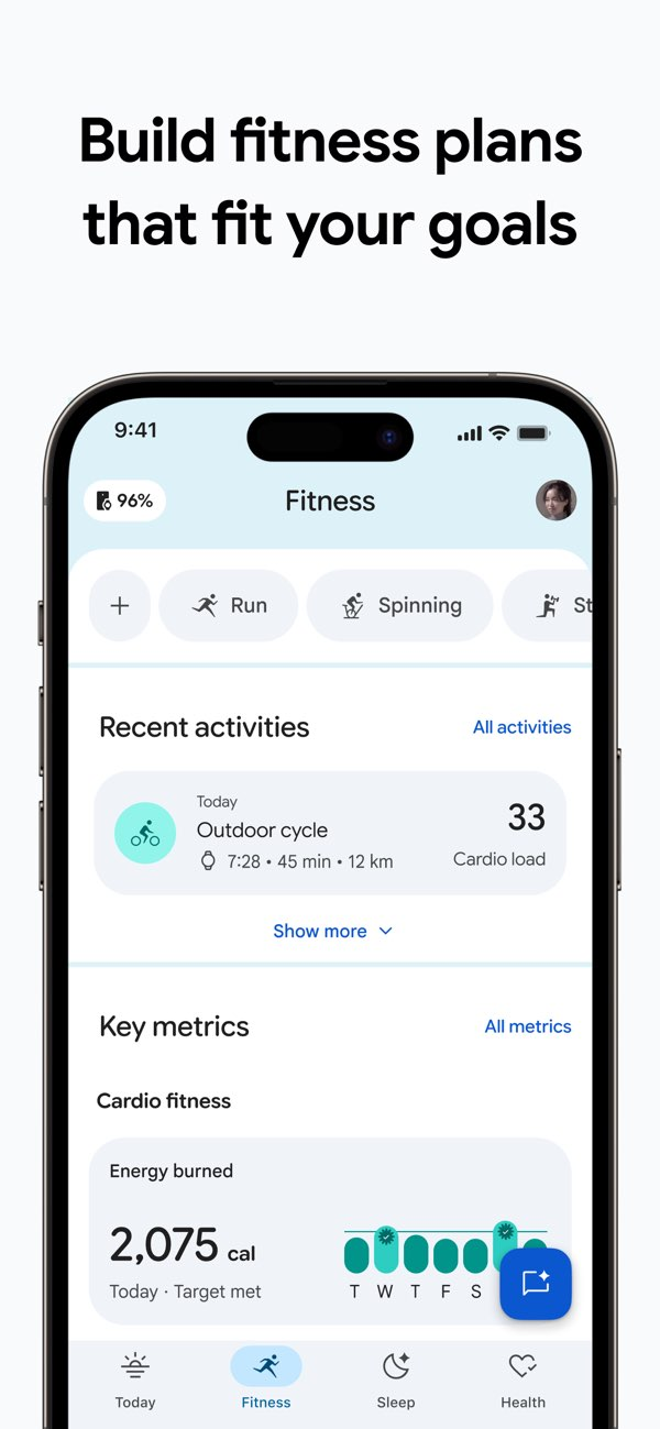 Google Health (Fitbit) Resimleri