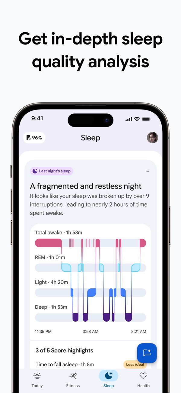 Google Health (Fitbit) Resimleri