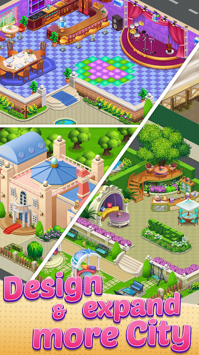 Merge City - Decor Mansion Resimleri