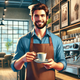 Android Coffee Shop Simulator 3D Cafe ikonu
