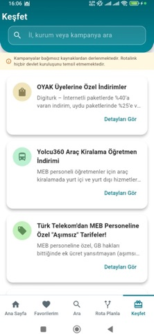 Rotalink: Kamu Seyahat Rehberi Resimleri