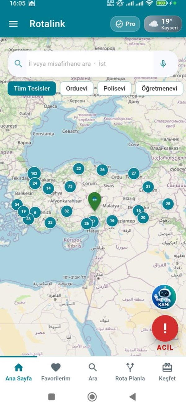 Rotalink: Kamu Seyahat Rehberi Resimleri