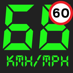 iPhone & iPad DijitalHh�z G�stergesi km/saat ikonu