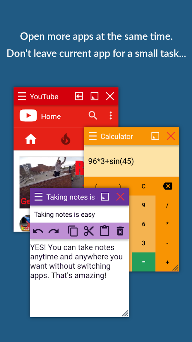 Floating Apps (multitasking) Resimleri