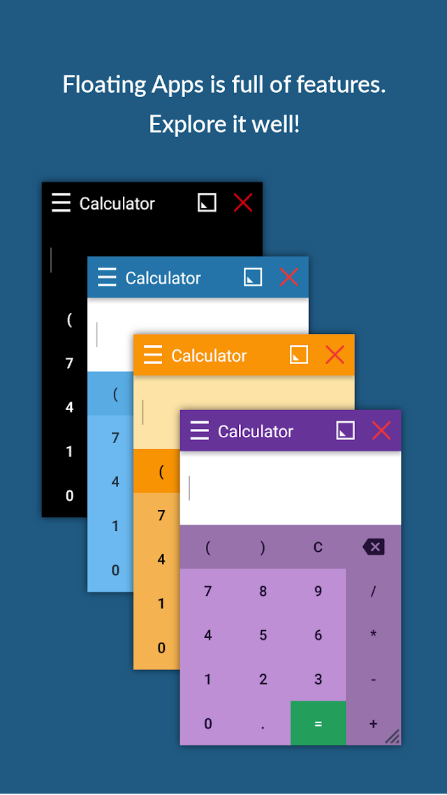 Floating Apps (multitasking) Resimleri