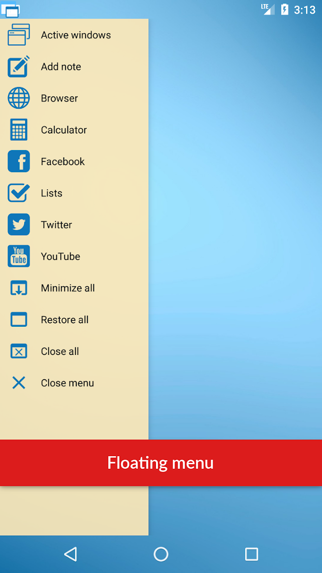 Floating Apps (multitasking) Resimleri