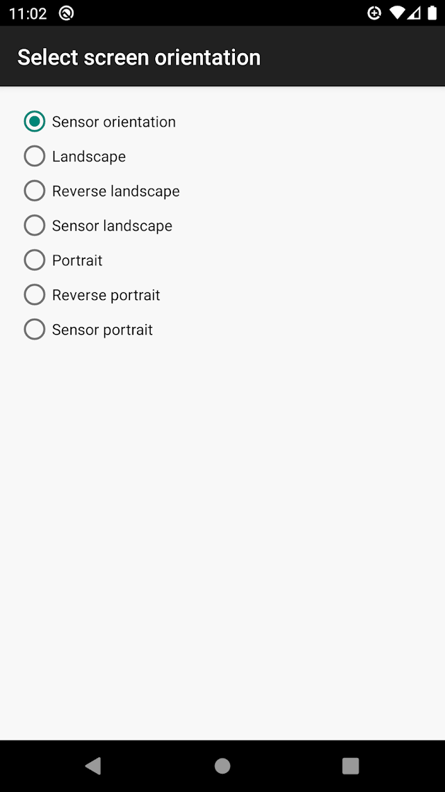 control screen rotation Resimleri