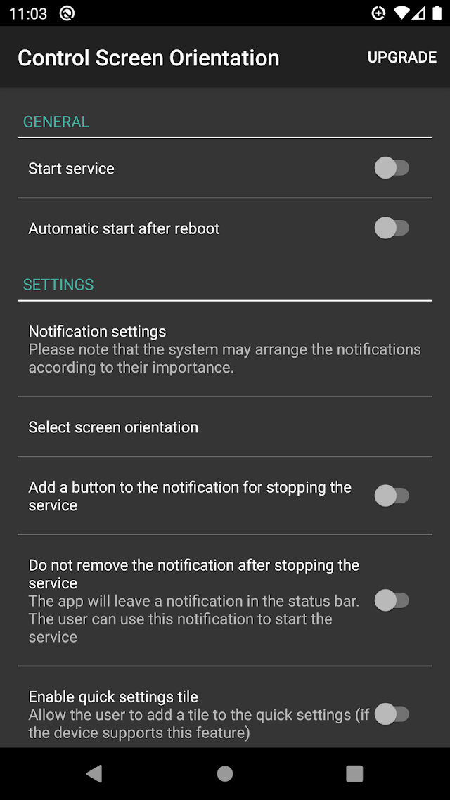 control screen rotation Resimleri