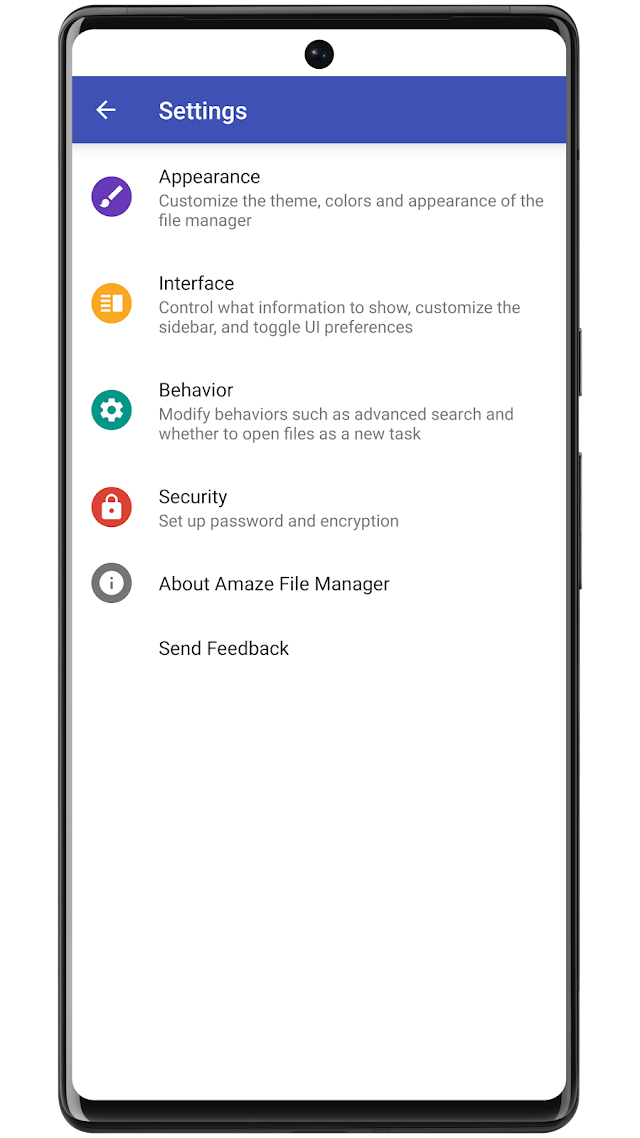 Amaze File Manager Resimleri