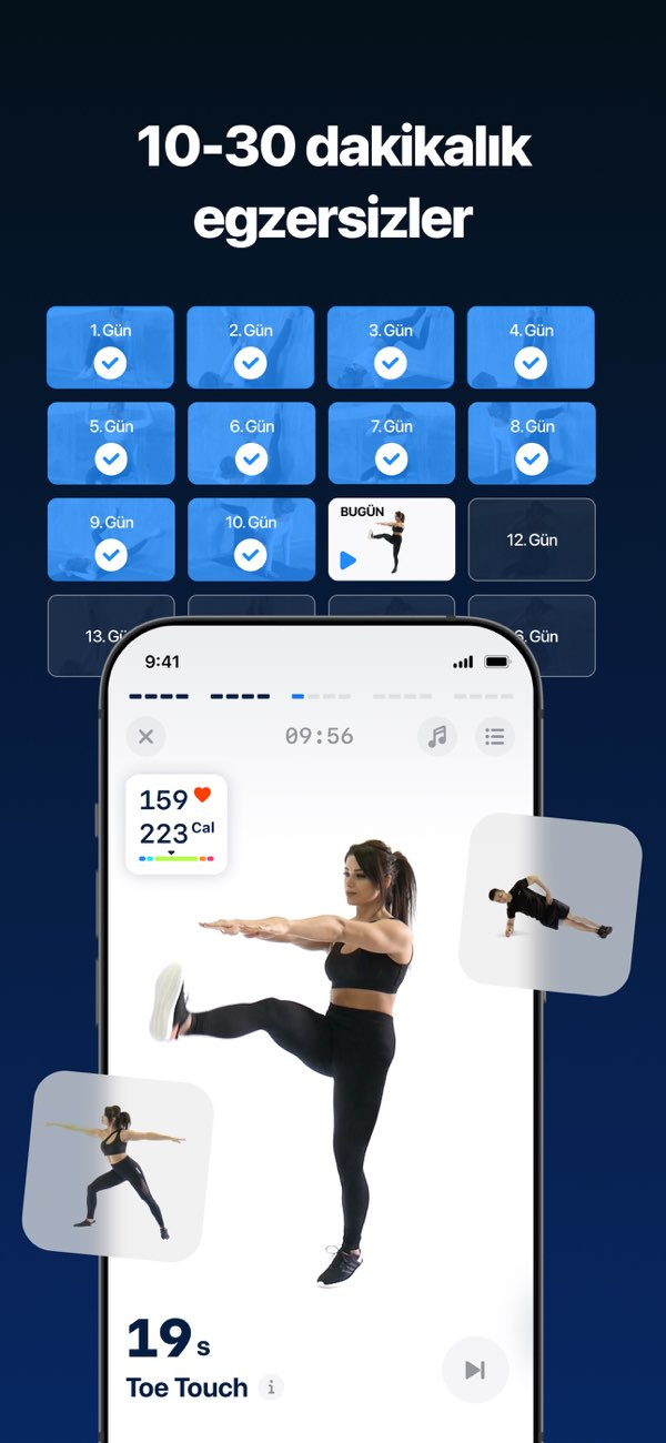 Fitify: Evde egzersiz programı Resimleri