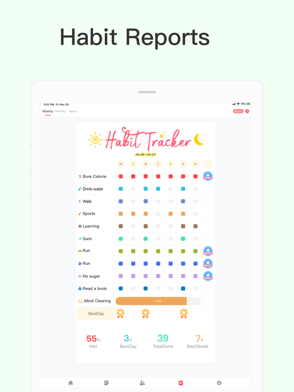 Habit Tracker Resimleri