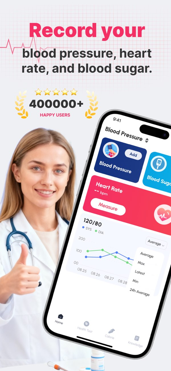 Blood Pressure Health Planner Resimleri