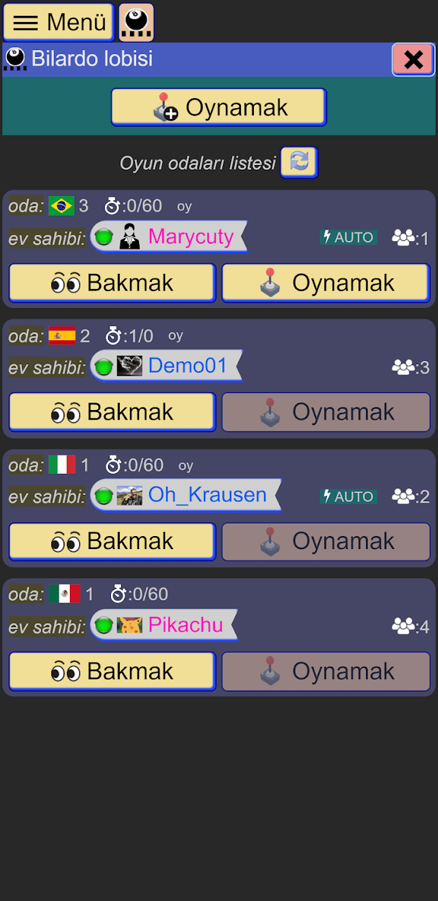 Bilardo çevrimiçi Resimleri