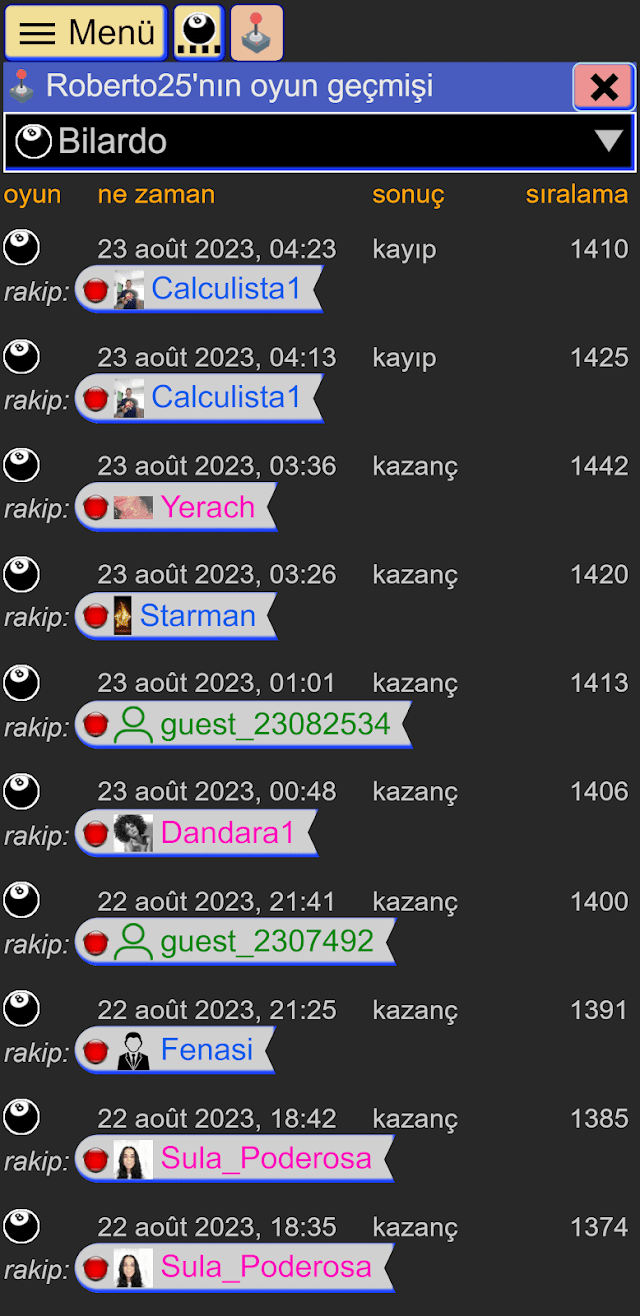 Bilardo çevrimiçi Resimleri