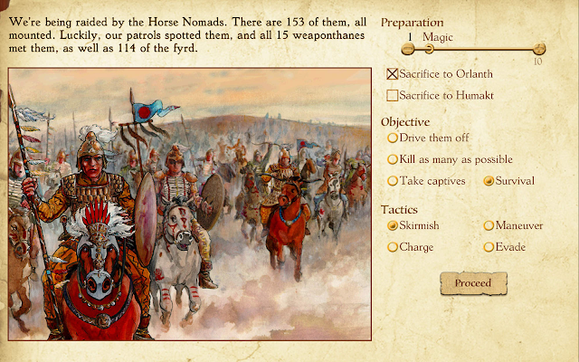 King of Dragon Pass: Text RPG Resimleri