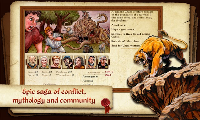 King of Dragon Pass: Text RPG Resimleri