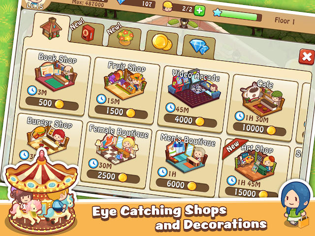 Happy Mall Story: Sim Game Resimleri