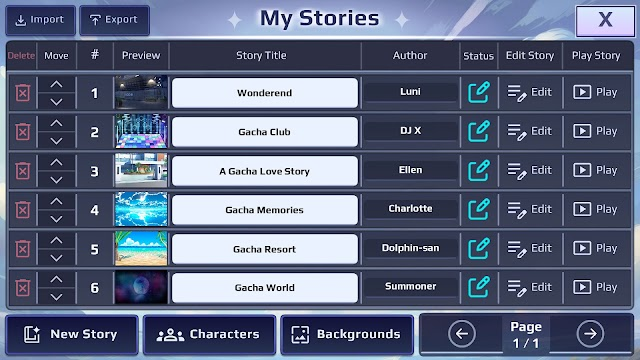 Gacha Story - VN Creator Resimleri