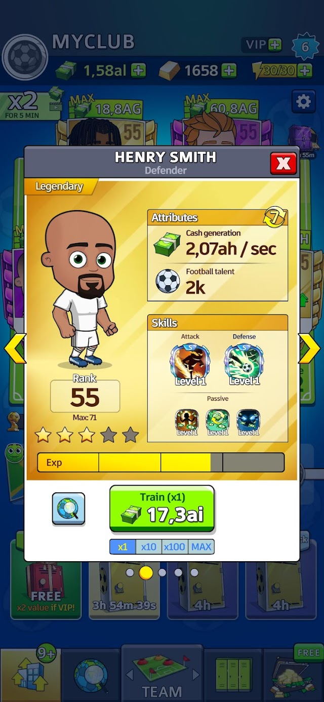 Idle Soccer Story - Futbol RPG Resimleri
