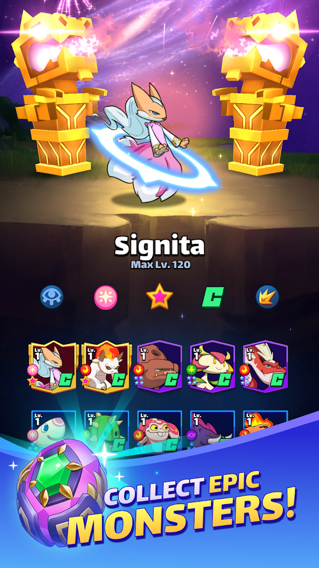Mana Monsters: Epic Puzzle RPG Resimleri