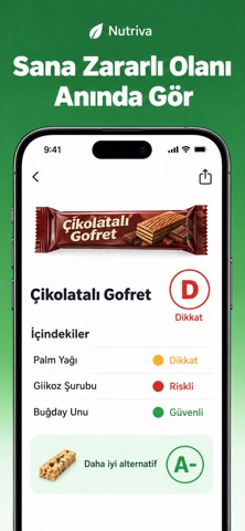 Nutriva: Gıda Tarayıcı Resimleri