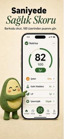 Nutriva: Gıda Tarayıcı Resimleri