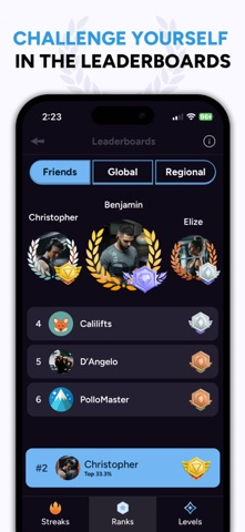 Liftoff - Ranked Gym Workouts Resimleri
