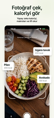 CalZen AI: Kalori Hesaplama Resimleri