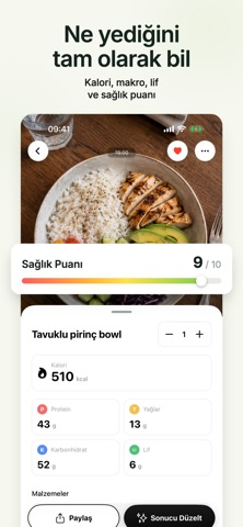 CalZen AI: Kalori Hesaplama Resimleri