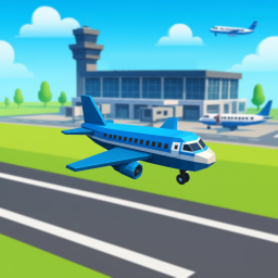 Android Airfield Tycoon Clicker Game ikonu