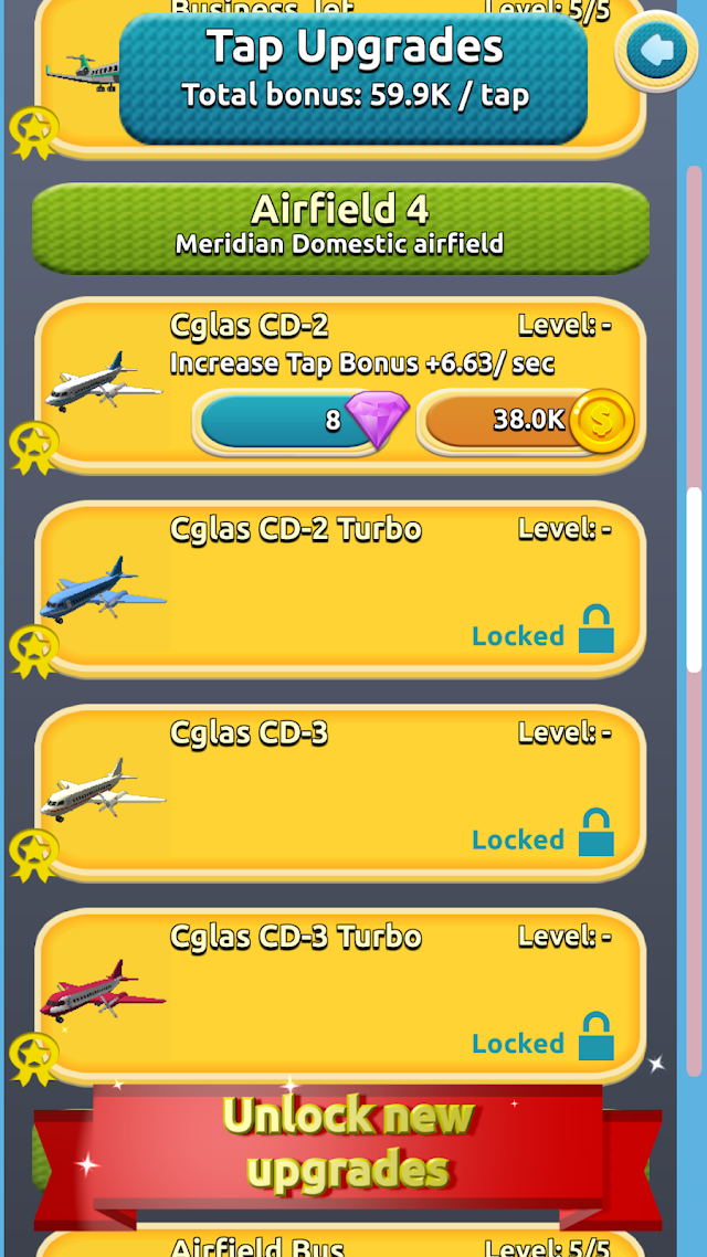 Airfield Tycoon Clicker Game Resimleri