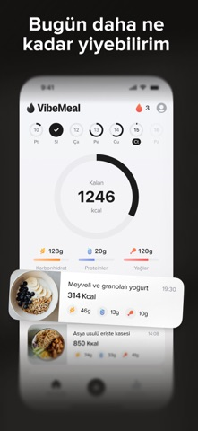 VibeMeal: AI Kalori Sayacı Resimleri