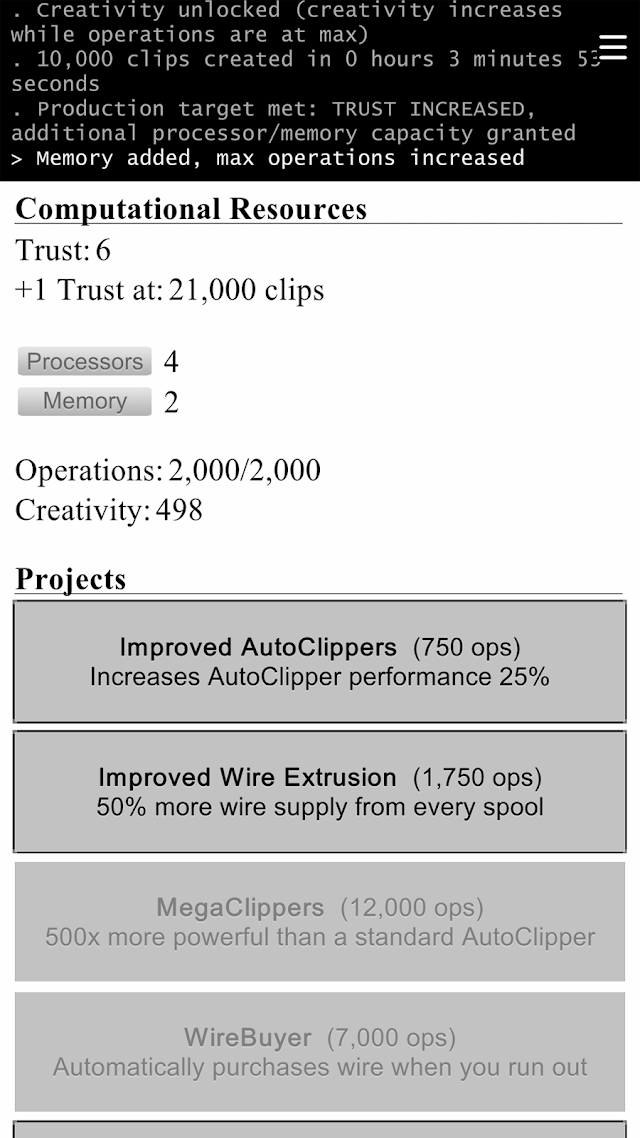 Universal Paperclips Resimleri