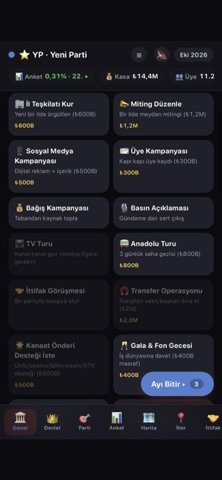 Seçim Simülasyonu:Parti Kur Resimleri