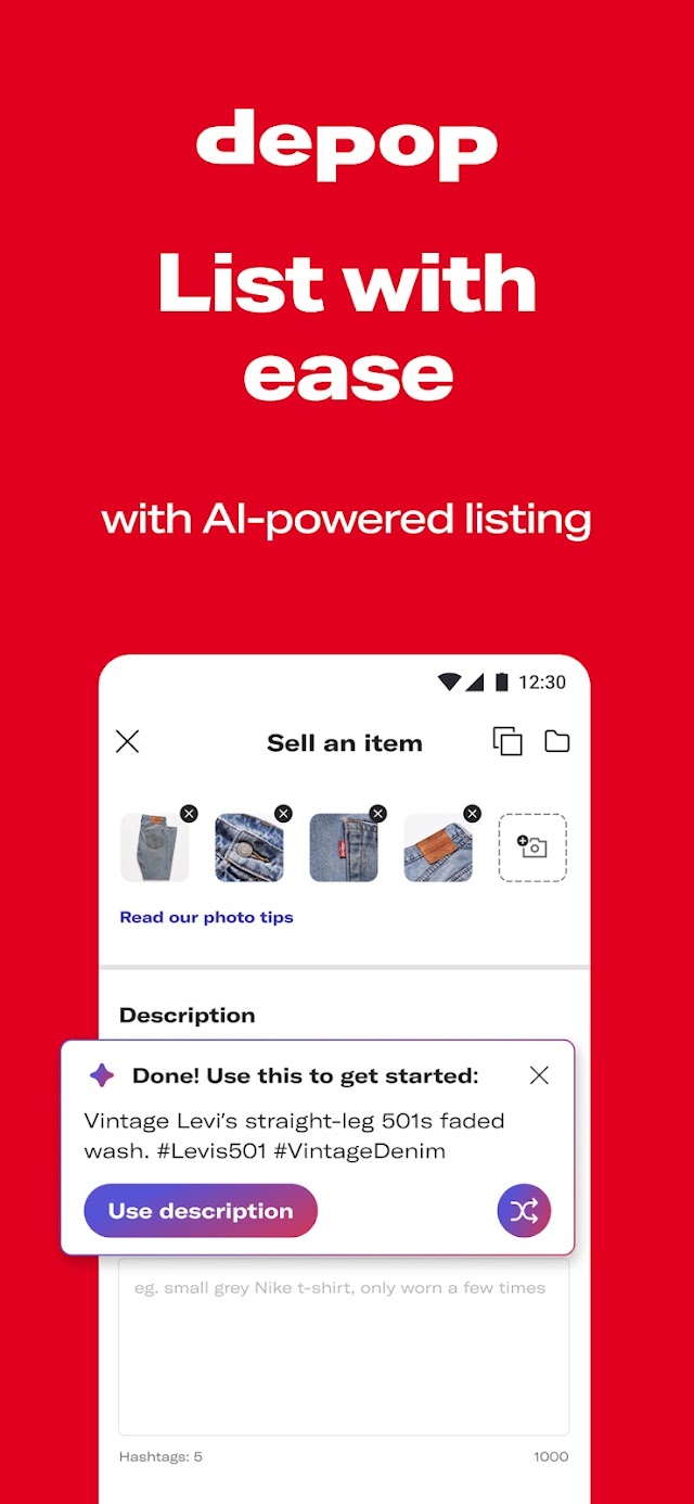 Depop - Buy & Sell Clothes Resimleri
